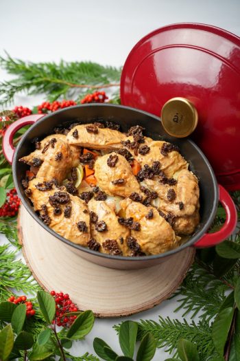 Cocotte Volaille aux Morilles pour 4 personnes